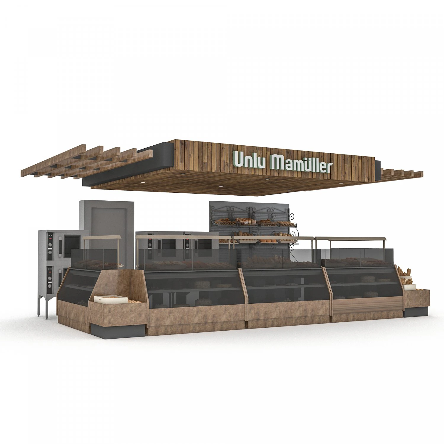 3d bread and cake sales 3D Model .c4d .max .obj .3ds .fbx .stl .blend 