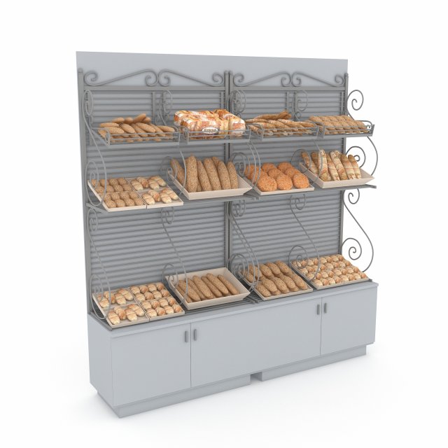 3d bread and cake sales 02 3D Model .c4d .max .obj .3ds .fbx .stl .blend 
