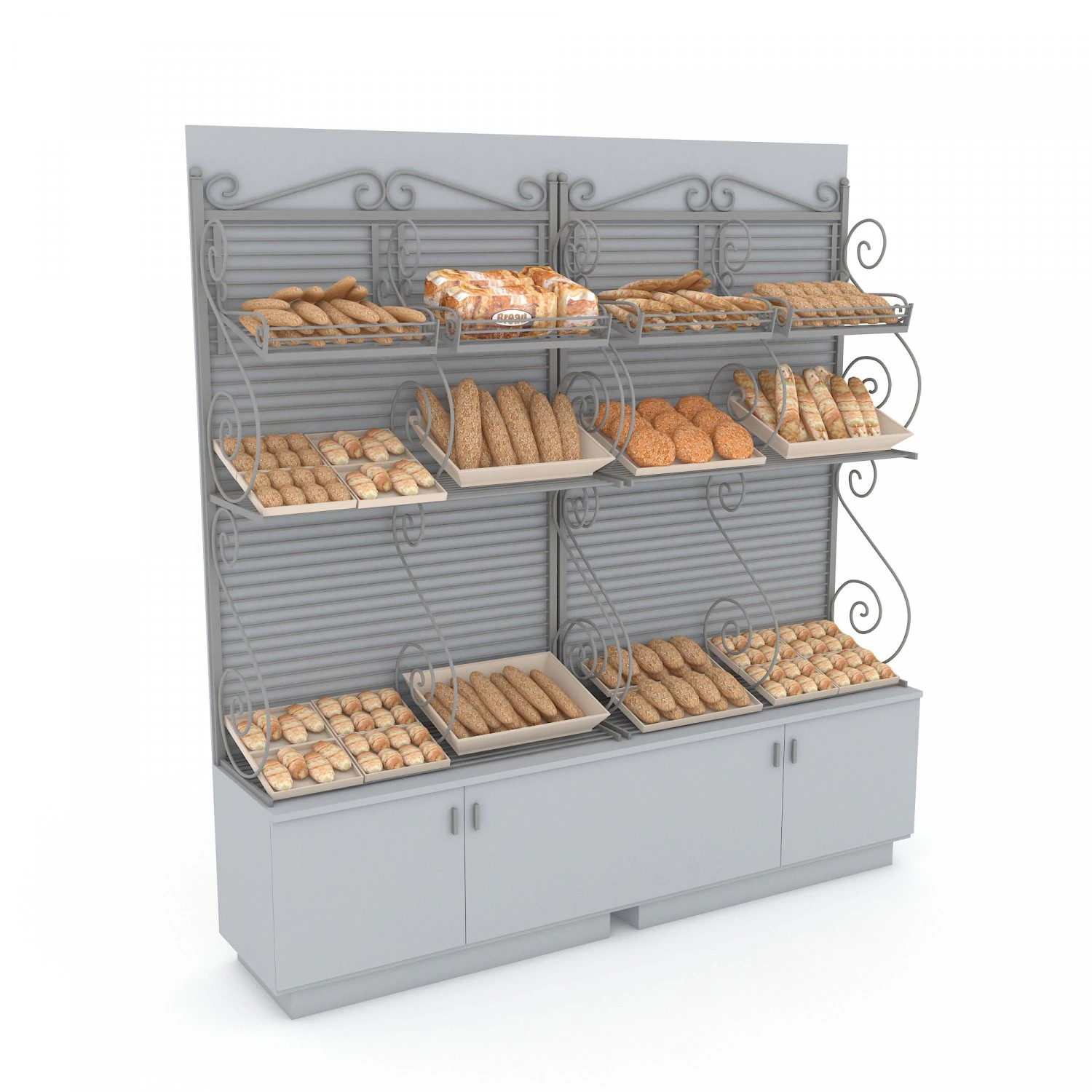 3d bread and cake sales 02 3D Model .c4d .max .obj .3ds .fbx .stl .blend 