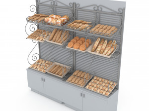 3d bread and cake sales 02 3D Model