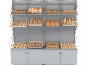 3d bread and cake sales 02 3D Model