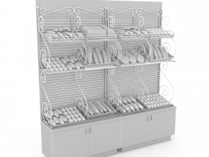 3d bread and cake sales 02 3D Model