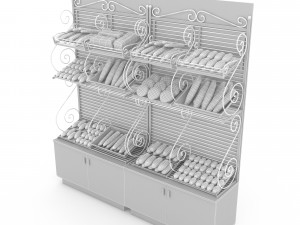 3d bread and cake sales 02 3D Model