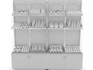 3d bread and cake sales 02 3D Model