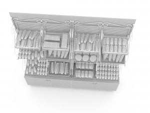 3d bread and cake sales 02 3D Model