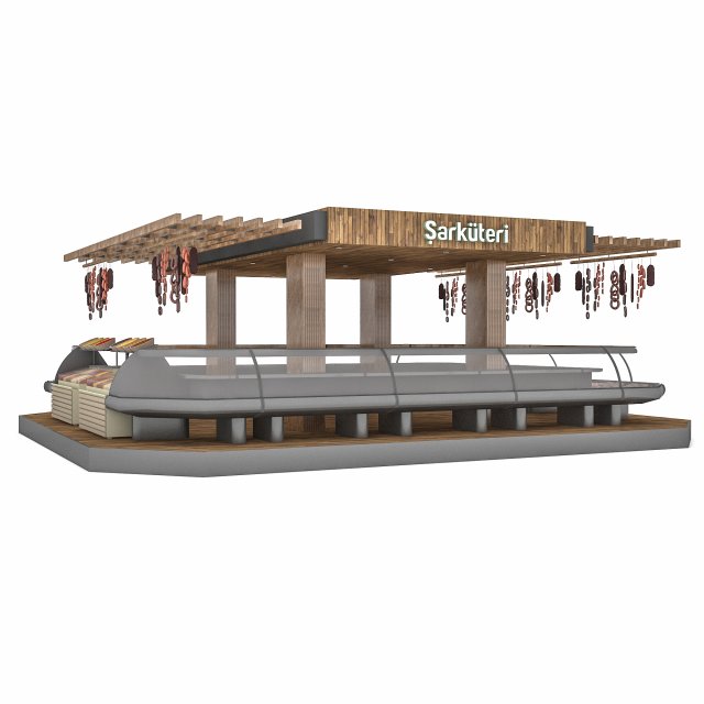 3d delicatessen Modello 3D .c4d .max .obj .3ds .fbx .stl .blend 