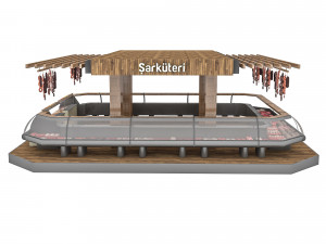 3d delicatessen Modello 3D