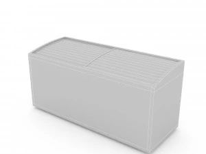 3d market refrigerator model 3D Model