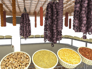 dry food and pulses market Model 3D