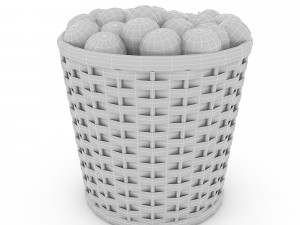 3d basket orange market sale Model 3D