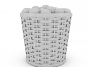 3d basket orange market sale Model 3D