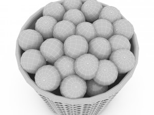 3d basket orange market sale Model 3D