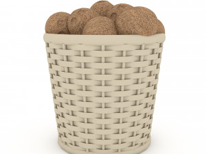 basket potato market sale 3D मॉडल