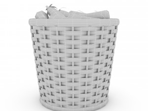basket eggplant market sale 3D Модель