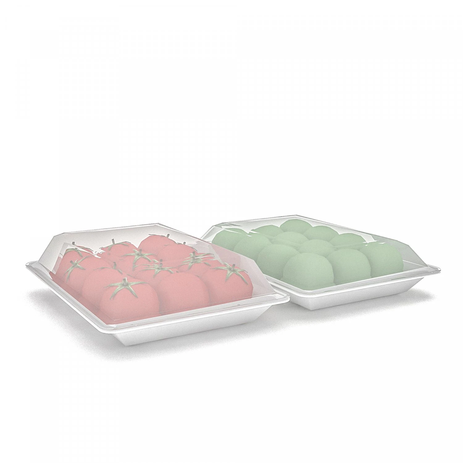 sale of packaged tomatoes 3D Model .c4d .max .obj .3ds .fbx .stl .blend 