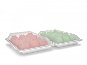 Verkauf von verpackten Tomaten 3D Modell