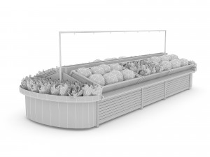 greengrocer department fruit and vegetable 3Dモデル