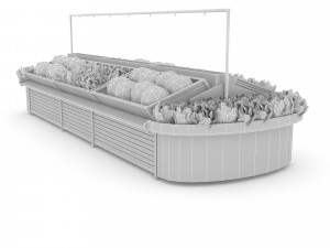 greengrocer department fruit and vegetable 3Dモデル