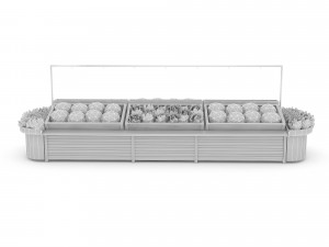 greengrocer department fruit and vegetable 3Dモデル