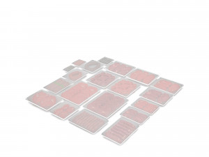 packaged meat and sausage varieties 3D Model