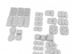 meat and sausage varieties 3D Model