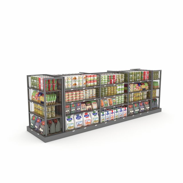 canned food 3d Model 3D .c4d .max .obj .3ds .fbx .stl .blend 