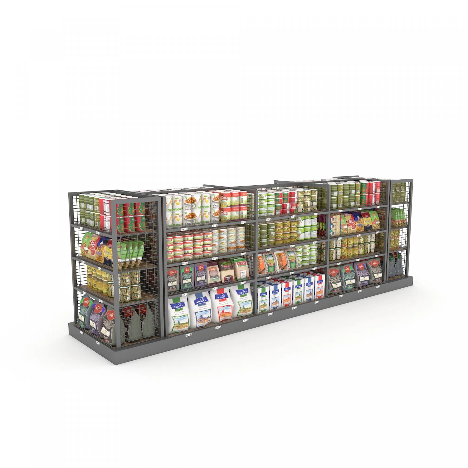 canned food 3d 3D Model .c4d .max .obj .3ds .fbx .stl .blend 