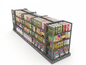 canned food 3d 3D Model