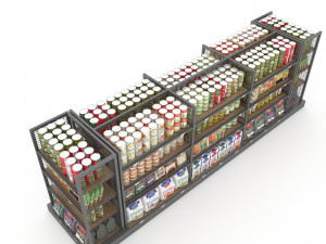 canned food 3d Model 3D