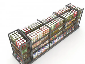 canned food 3d 3D Model