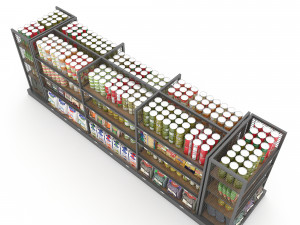 canned food 3d Model 3D