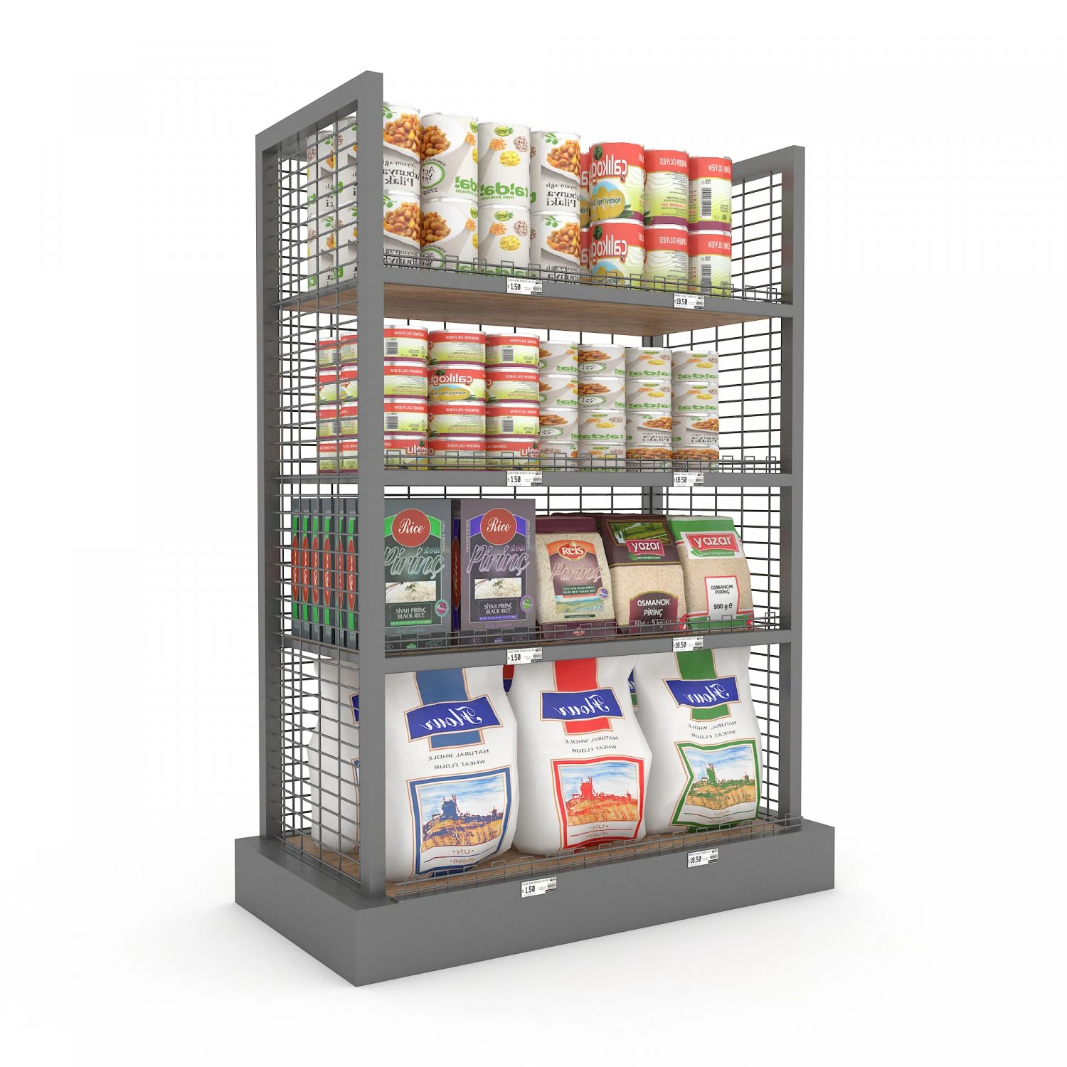 canned food 02 3D Model .c4d .max .obj .3ds .fbx .stl .blend