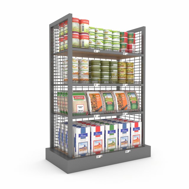 3d canned food 03 3D Model .c4d .max .obj .3ds .fbx .stl .blend 