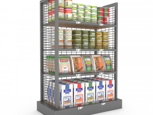 3d canned food 03 3D Model