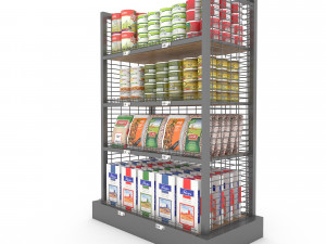 3d canned food 03 3D Model