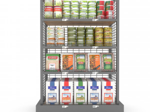 3d canned food 03 3D Model