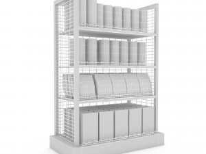 3d canned food 03 3D Model