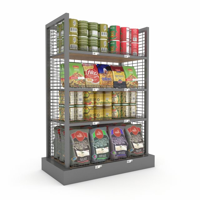 canned food 04 3D Model .c4d .max .obj .3ds .fbx .stl .blend 