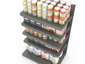canned food 06 Modèle 3D