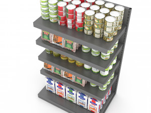 canned food 07 Modelo 3D