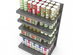 canned food 07 3D Model