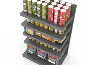 3d canned food 08 Modèle 3D
