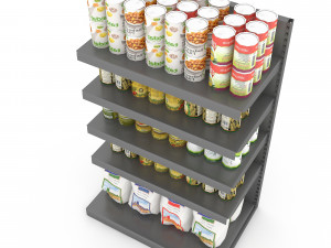 canned food 09 3d 3D Model