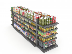 3d canned food 09 model 3D मॉडल