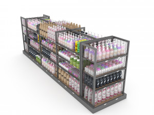 Cosmetic product market stand Modelo 3D