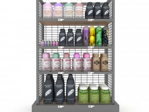 cosmetic product market stand 02 3D Model