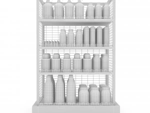 cosmetic product market stand 02 3D Model