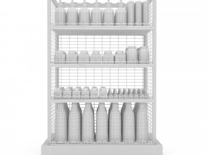 cosmetic product market stand 04 3D 模型
