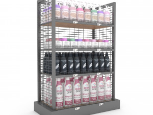 cosmetic product market stand 05 3D Model