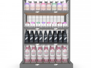 cosmetic product market stand 05 3Dモデル